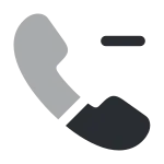 Call Minus SVG Icon